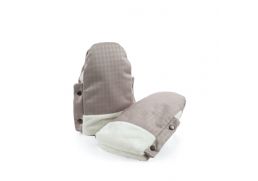 BABYSTYLE Egg Rukavice houndstooth almond 2025