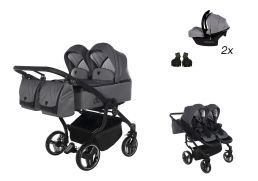 JUNAMA Duo V3 + 2x Cosmo i-Size 01 grey 2025