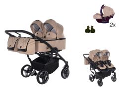 JUNAMA Duo V3 + 2x Cosmo i-Size 02 beige 2025
