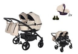 JUNAMA Space Eco Duo + 2x Cosmo i-Size 02 beige 2025
