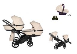 JUNAMA Space Eco Duo Slim + 2x Cosmo i-Size 02 beige 2025