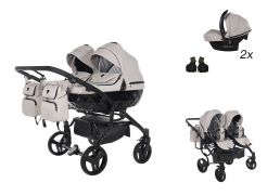 JUNAMA Basic Duo + 2x Cosmo i-Size 05 light beige 2025