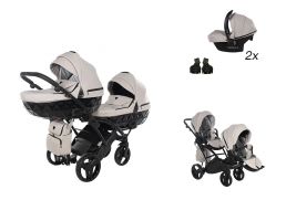 JUNAMA Basic Duo Slim + 2x Cosmo i-Size 05 light beige 2025