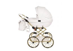 JUNAMA Kočík pre bábiky BonBon 02 white