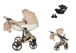 JUNAMA Candy Premium + Cybex Aton B2 i-Size 05 beige 2025