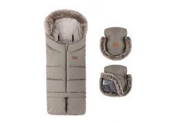 PETITE&MARS Fusak 4v1 Arctic + rukávnik Furry mocha mousse 2025