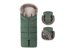 PETITE&MARS Fusak 4v1 Arctic + rukávnik Furry veritable khaki 2025
