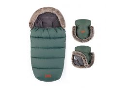 PETITE&MARS Fusak 4v1 Comfy + rukávnik Furry veritable khaki 2025