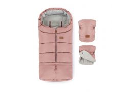 PETITE&MARS Fusak 3v1 Jibot + rukavice Jasie dusty pink 2025