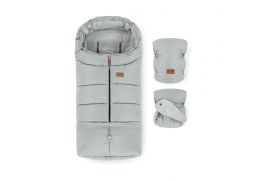 PETITE&MARS Fusak 3v1 Jibot + rukavice Jasie quiet grey 2025