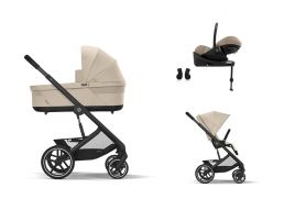 CYBEX Balios S Lux 2.0 Bundle M almond beige/black 2025