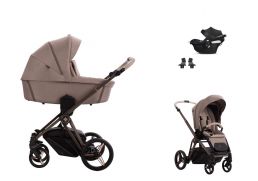 BEBETTO Monti + Cybex Aton B2 i-Size 08 choco 2025