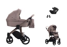 BEBETTO Luca New + Cybex Aton B2 i-Size 37 kashmir/latte 2025
