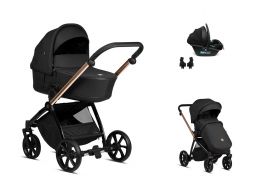 TUTIS Mio3+ Black Edition Travel Set Elo i-Size 292 rose gold 2025