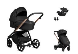 TUTIS Mio3+ Black Edition Travel Set Cybex Aton B2 i-Size 292 rose gold 2025