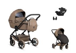 TUTIS Viva6+ Leather Travel Set Cybex Aton B2 i-Size 149 cappuccino 2025