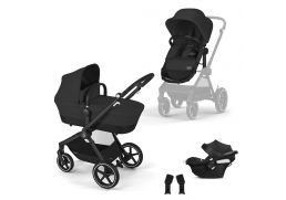 CYBEX Eos Lux Travel Set B2 i-Size moon black 2026