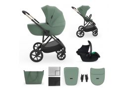 KINDERKRAFT Prime 3 + Mink Pro 2 i-Size dark green 2026