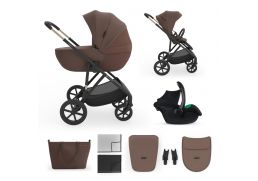 KINDERKRAFT Prime 3 + Mink Pro 2 i-Size velvet mocca 2026