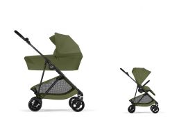 CYBEX Melio Carbon + Cot Set moss green 2026