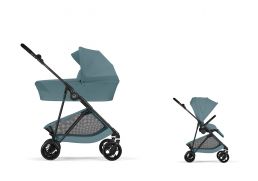 CYBEX Melio Carbon + Cot Set stormy blue 2026