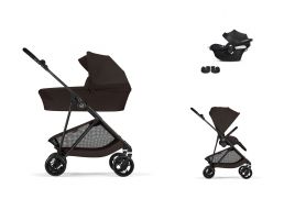 CYBEX Melio Carbon + Cot Travel Set B2 i-Size chocolate brown 2026