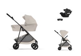 CYBEX Melio Carbon + Cot Travel Set B2 i-Size dune grey 2026