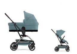 CYBEX Eezy S Twist+ 2 + Cot S Set stormy blue 2026