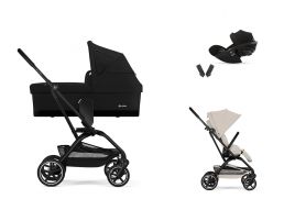 CYBEX Eezy S Twist+ 2 + Cot S Travel Set Cloud G3 Plus i-Size dune grey 2026