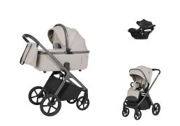 CARRELLO Vector F Travel Set + Cybex Aton B2 i-Size zephyr beige 2026