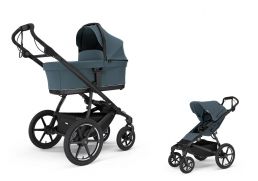 THULE Urban Glide 4-wheel magnetic buckle Set dark slate 2026