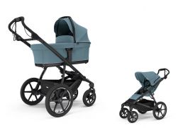 THULE Urban Glide 4-wheel magnetic buckle Set mid blue 2026