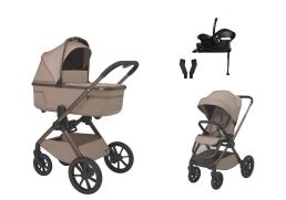 ESPIRO Clodi Travel Set + Cybex Aton B2 i-Size + Base One 09 stylish beige 2026
