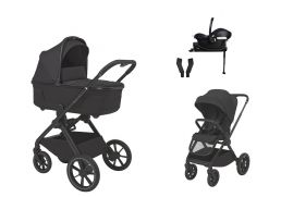 ESPIRO Clodi Travel Set + Cybex Aton B2 i-Size + Base One 10 trendy black 2026