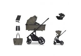 CAVOE Moi XL Set Complete + vyhrievací panel + Cybex Aton B2 moss 2026